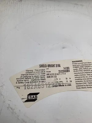 ESAB Shield-Bright 316L Welding Wire 252200084 -NIB