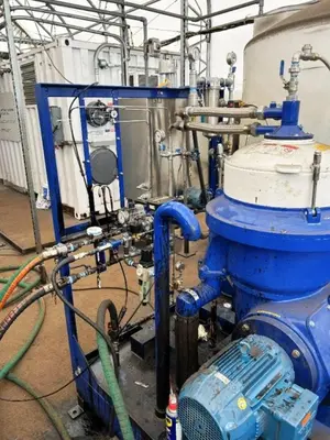 Alfa-Laval MOPX 207 SGT-24-60 oil purifier skid, SS.