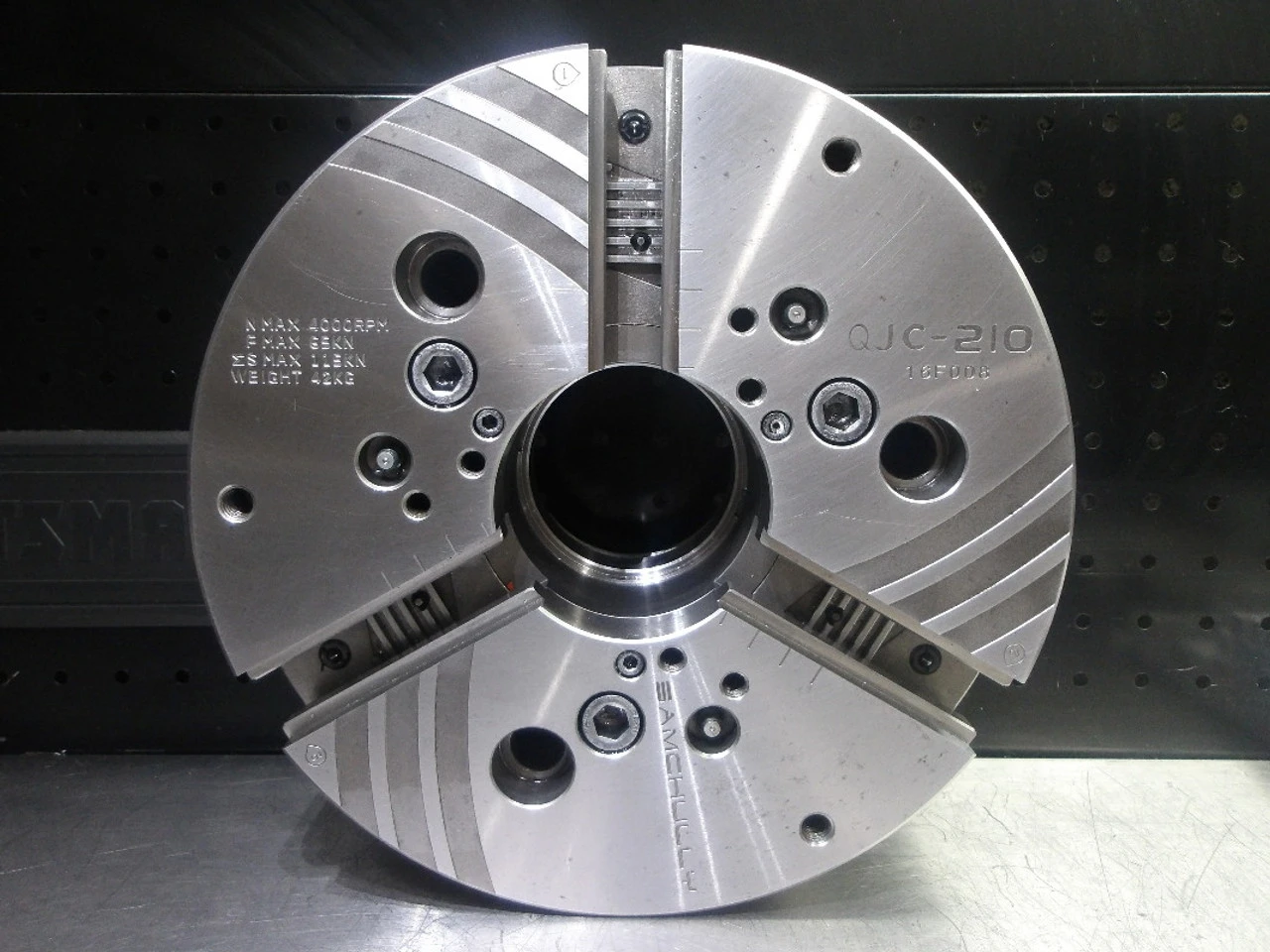 Samchully 10" 3 Jaw Quick Jaw Change Power Chuck QJC-210 (LOC216)