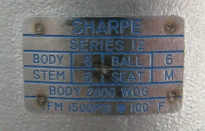NEW SHARPE SPNII100 ACTUATOR VALVE 2" 2004