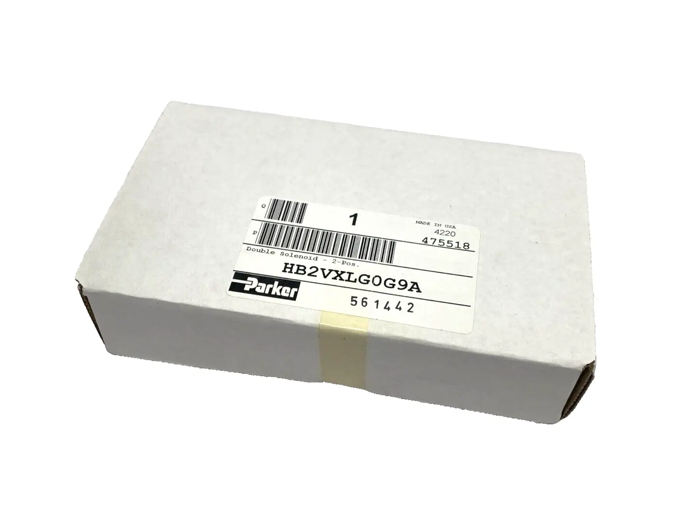 HB2VXLG0G9A | Parker  4-Way 2-Pos. Double Solenoid Valve - New