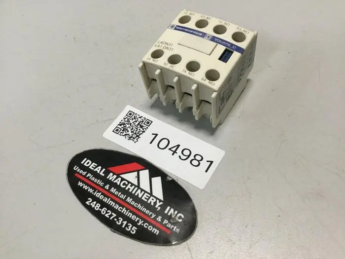 Used TELEMECANIQUE LADN31 PLC Contactors | Ideal Machinery #621815