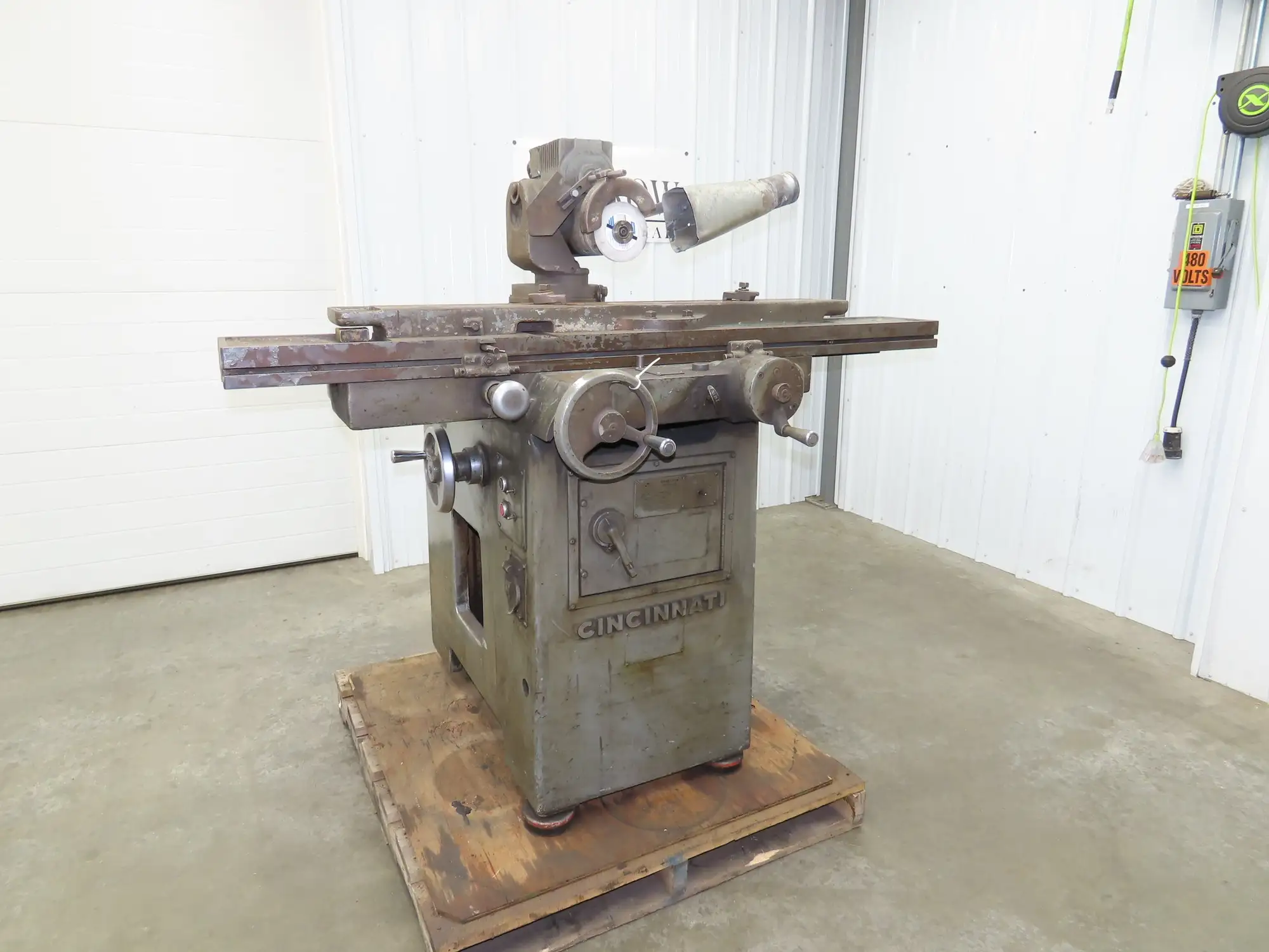 Cincinnati No 2 Vintage Cutter Surface Grinder 460V 3Ph 44" x 6" Bed 6" Wheel