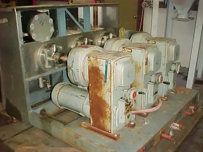 USED APV TRIPLE BARREL HEAT EXCHANGER APV HD620