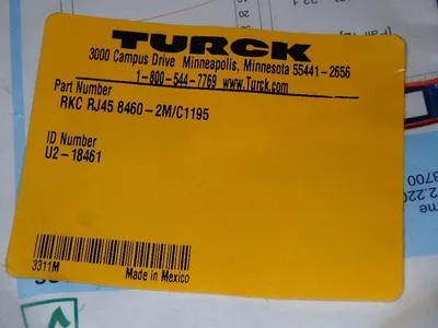 NEW TURCK RKC RJ45 84602M/C1195