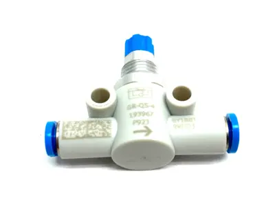 USED FESTO ONE-WAY FLOW CONTROL VALVE 4MM OD TUBE 193967