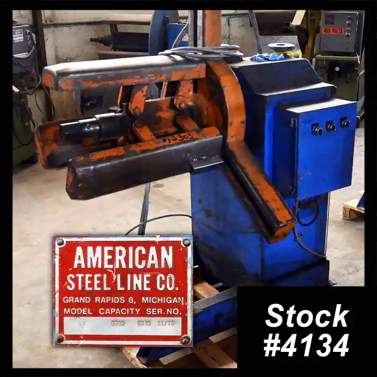 Used AMERICAN STEEL LINE 60 Centering Reels Ohio US | Universal Tube & Rollform Equipment Company #389263