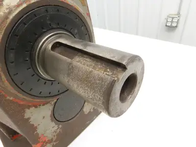 Gearbox Speed Reducer 40:1 Ratio Inline Drive 1.10" Input/2.25" Output
