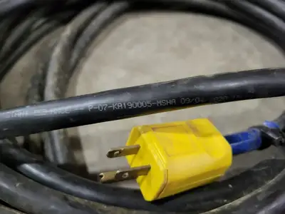 60 ft SOOW Power Extension Cord 14/3 AWG 15A 125V