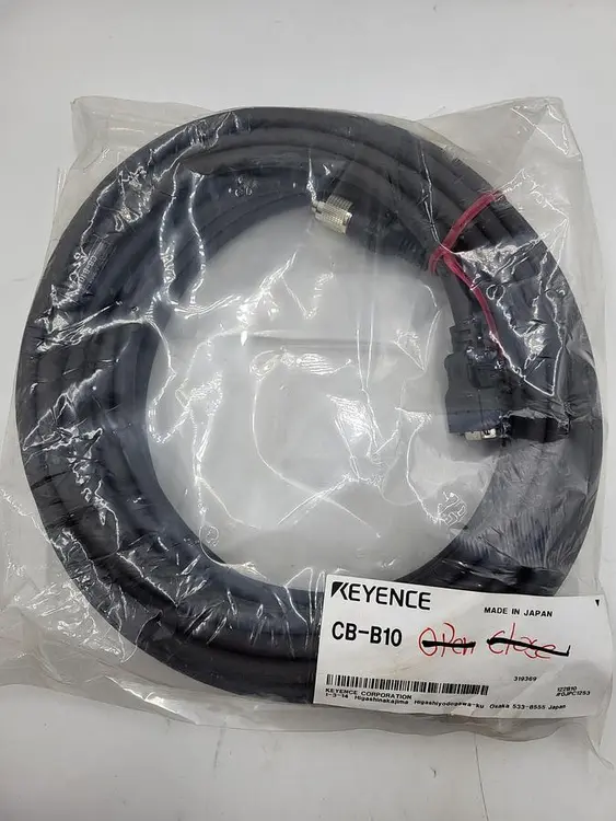 Used KEYENCE KEYENCE CB-B10 CABLE *NEW* Cable & Wire | ND Industrial Surplus #1217151