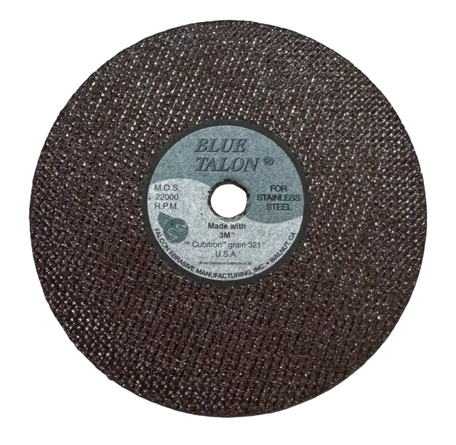 Falcon 4" x .045" x 3/8" BLUE TALON Cut-Off Wheel Ceramic A/O 50 Pack