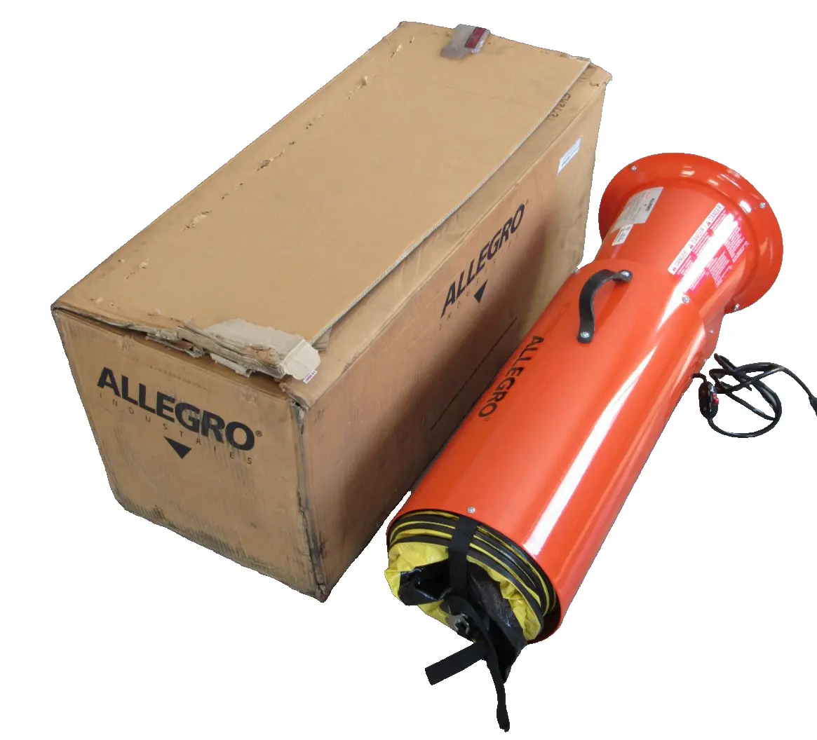 NEW ALLEGRO 9514-25 CONFINED SPACE FAN 120V 18FT 951425