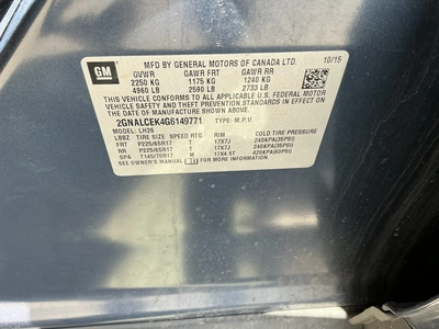 USED 2016 CHEVROLET EQUINOX