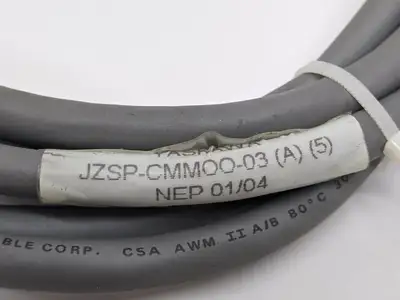 USED YASKAWA MOTOR POWER CABLE 3 METER
