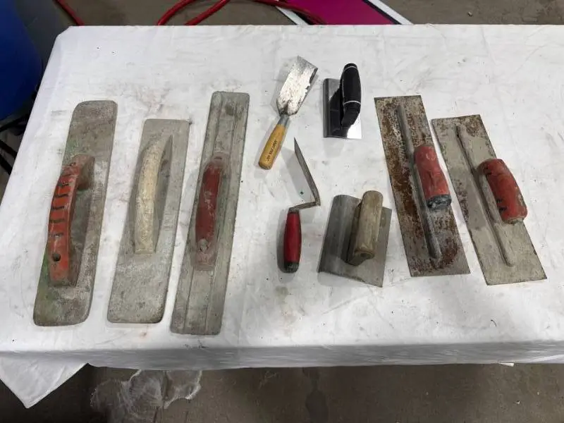Concrete Finishing Tool Lot