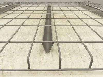 New Pallet Rack Wire Deck 42x46" Waterfall 3 Step Channel Racking 2500lb Mesh