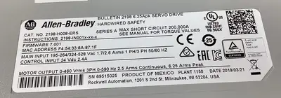 USED Allen-Bradley Allen-Bradley 2198-H008-ERS Kinetix 5500