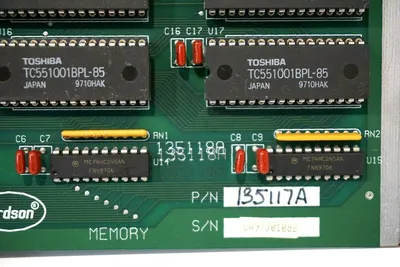 USED NORDSON 135117A MEMORY BOARD