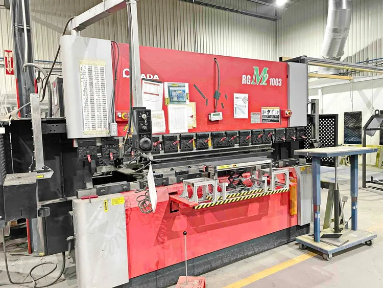 Used 2011 AMADA RG-M2-1003 Press Brakes Ontario CA | CNCsurplus #686970