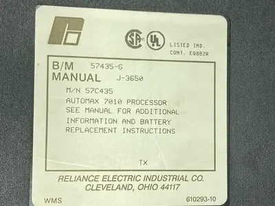 USED RELIANCE ELECTRIC 57435-G