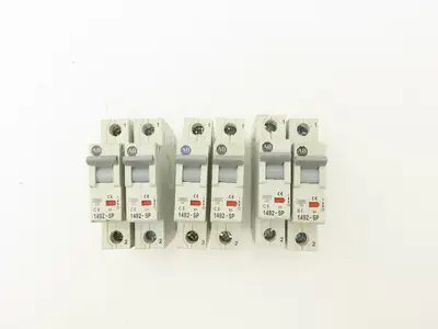 Allen Bradley 1492SP1C080 1492-SP1C080 Circuit Breaker 8A 1 Pole Lot of 6