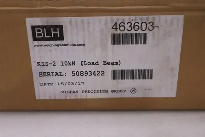 BLH ELECTRONICS KIS-2-10-KN LOAD BEAM CELL - NEW IN BOX - STOCK GF1041