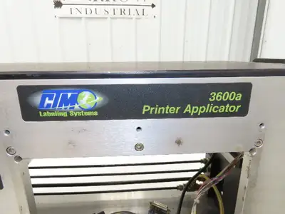 CTM 3600A-S84-EX High Speed Label Applicator No Printer 5" Width