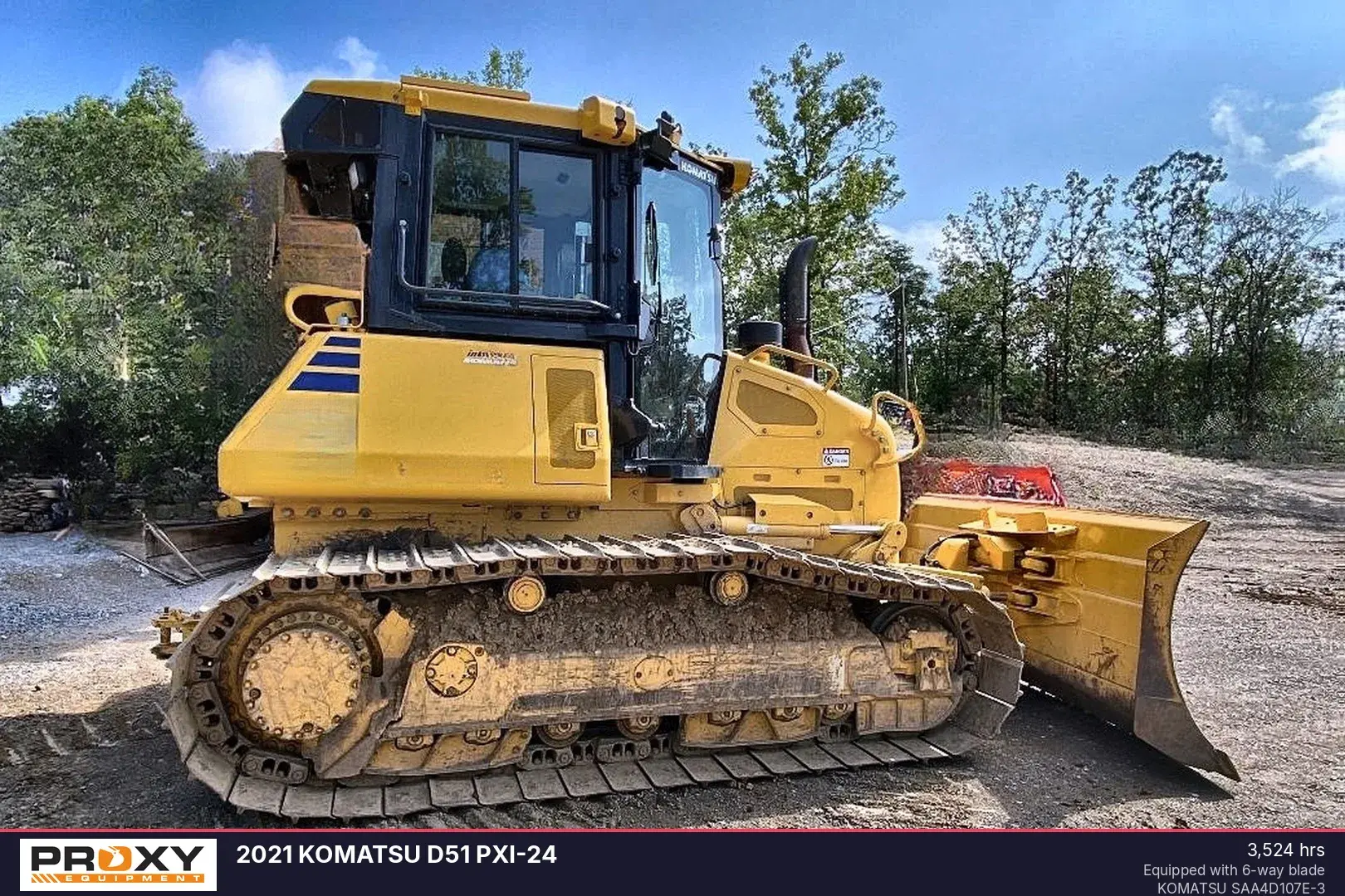 Used 2021 KOMATSU D51 PXI-24 Bulldozers Alabama US | Proxy Equipment #1377849