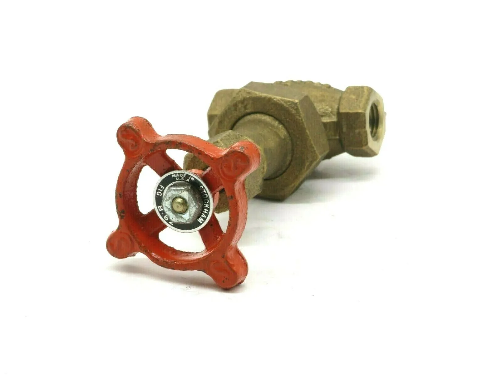 NEW STOCKHAM B-62 GATE VALVE 1/4 BRONZE 200 PSI B62