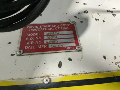 Used 2004 DAVISSTANDARD DSR15A Misc Plastics Equipment Ohio US | HGR 24 #1520037
