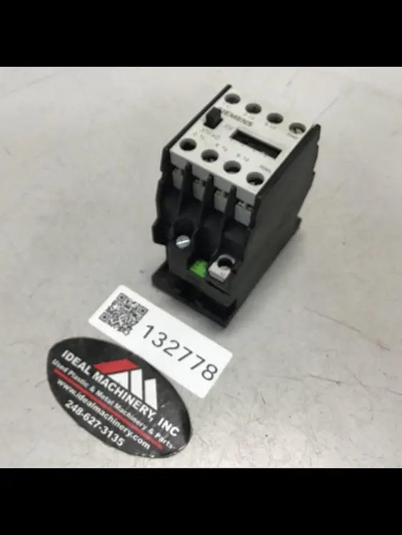 Used SIEMENS 3TF4010-0A PLC Contactors | Ideal Machinery #621678