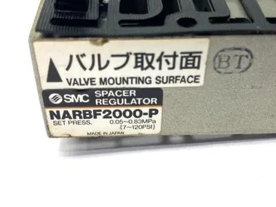 Used SMC Pneumatic Spacer Regulator 0.05-0.83MPa 7-120PSI Air Pressure Regulators Michigan US | Maverick Industrial Sales #1395335