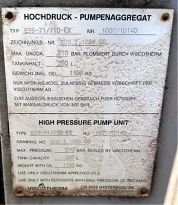 (5) Pieralisi Jumbo 3 containerized decanter centrifuges, 414/304SS.