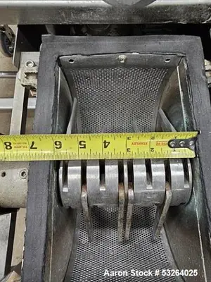 Stainless Hammer Mill by Fitzpatrick – Screw Feeder, Mounted on Casters