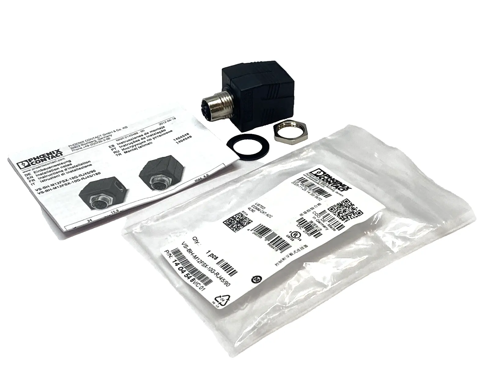 New | in-Stock Phoenix Contact Control Cabinet Feed-Through 1404548 Electrical Fittings Michigan US | Maverick Industrial Sales #1402310