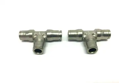 USED LEGRIS EQUAL TEE PUSH IN FITTING 10MM OD