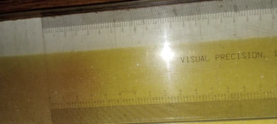 USED Visual Precision inc scale 0.2mm steps Std .010"