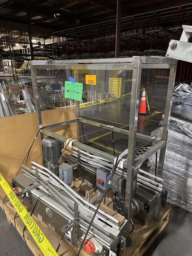 USED 2018 ALLIANCE INDUSTRIAL BOTTLE TRACK CONVEYOR SYSTEM