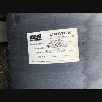 16 in. ID - Linatex (808) Hard Wall Slurry Hose