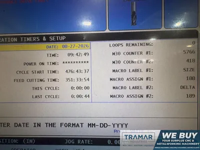 Used 2015 HAAS TM-2P Vertical Machining Centers Michigan US | Tramar Industries #1513377