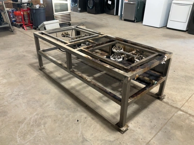 Used PSYCHO BREW COMMERCIAL BREWING SYSTEM STAND WITH 2 BURNERS Brewing Equipment Michigan US | Miedema Asset Management Group #1580110