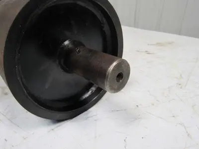 Rubber Coated Steel Conveyor Pulley Roller 6-3/4"x13-3/4"L