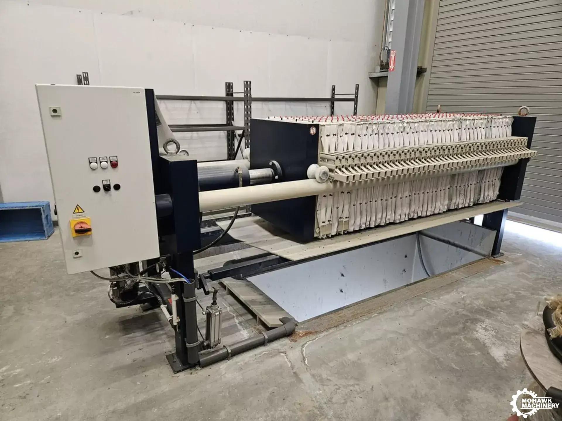 800MM (31.5”) SPK 80 SIMEX GMBH “35/40” HYDRAULIC FILTER PRESS