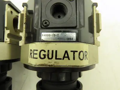 CKD Corp R4000-15-T Pneumatic Pressure Regulator 145PSI Max 1/2"NPT Lot of 2