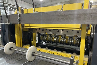Roof Panel with Flying Shear Machine in Kansas, USA