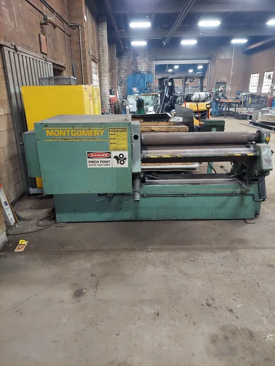 Used 1980 MONTGOMERY 4R4825 Plate Bending Rolls including Pinch Illinois US | Lion Machinery #388432