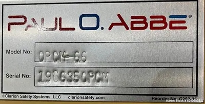 USED PAUL O ABBE OPCM-66