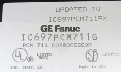 USED GE FANUC IC697PCM711PX COPROCESSOR IC697PCM711G