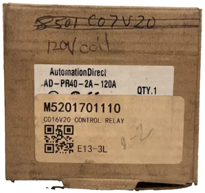 NEW AUTOMATION DIRECT AD-PR40-2A-120A