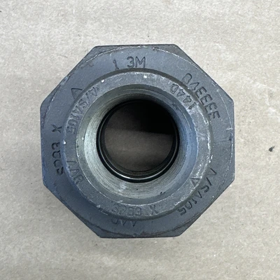 1" 3000 Threaded (NPT) Union SA/A105 Forged Steel Fitting || (3) NOS - WARRANTY!